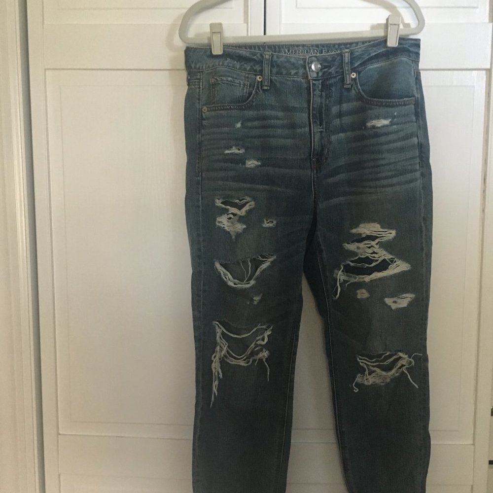 Dark Wash Blue Jeans